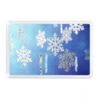 Магнит 7,5 x 5,1 см Снежинки