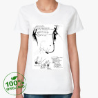 Женская футболка органик