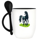 Кружка с ложкой