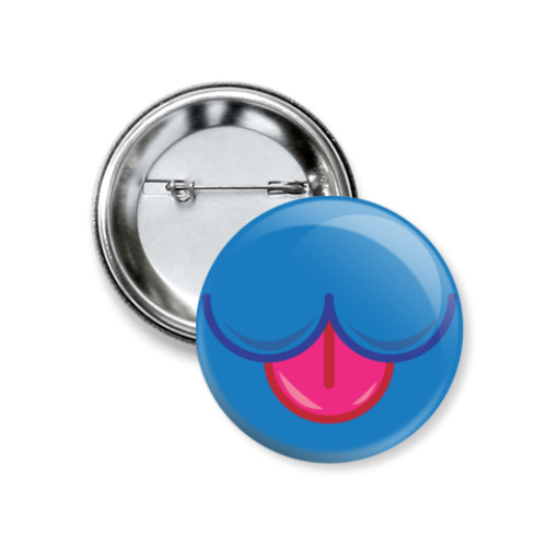 Значок 37мм с принтом НЯ!