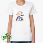 Женская футболка органик