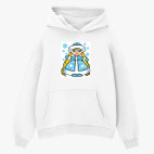 Толстовка худи оверсайз