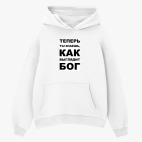 Толстовка худи оверсайз