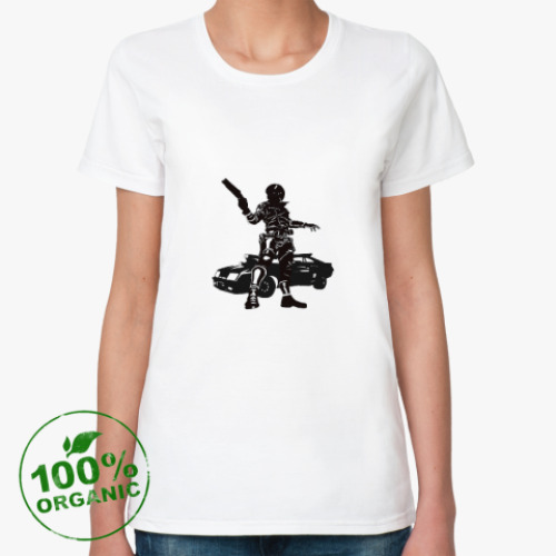 Женская футболка из органик-хлопка Воин дорог