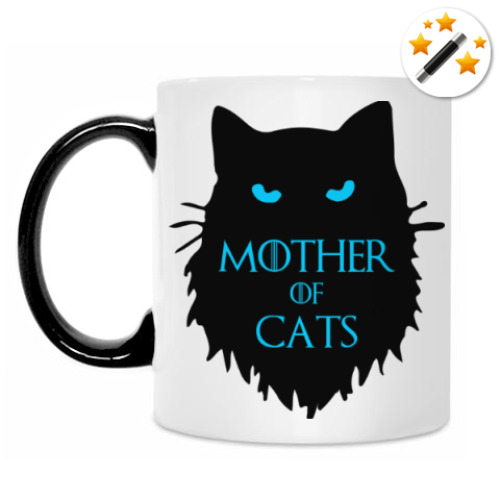 Кружка-хамелеон Mother of cats