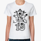 Классическая женская футболка Дизайн