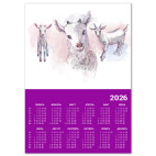 Акварельная козочка