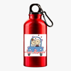 Металлическая бутылка 400 мл UV-DTF