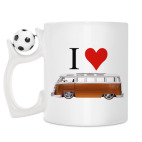 Кружка с футбольным мячиком