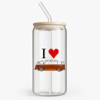 Банка с бамбуковой крышкой