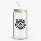 Банка с бамбуковой крышкой