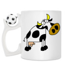 Кружка с футбольным мячиком