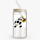 Банка с бамбуковой крышкой