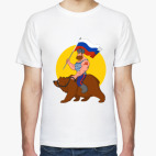 Русский на медведе