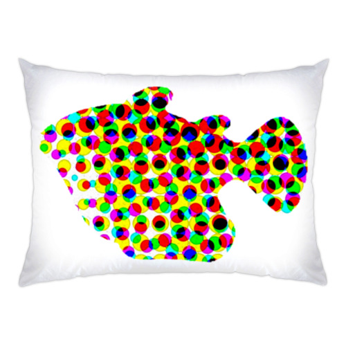 Подушка с принтом Рыбка