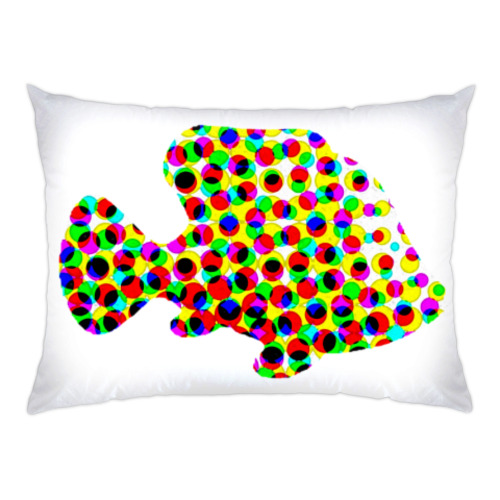 Подушка с принтом Рыбка