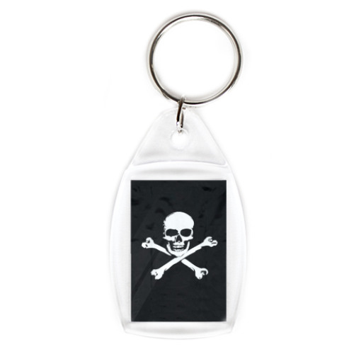 Брелок с принтом  'Ace with Skull'