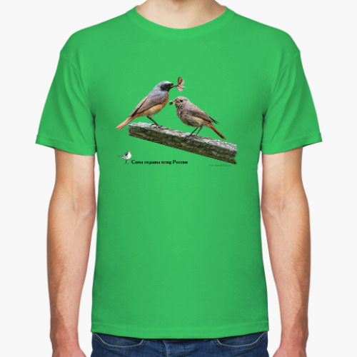 Футболка с принтом Обыкновенные горихвостки