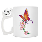 Кружка с футбольным мячиком