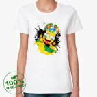 Женская футболка органик