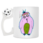 Кружка с футбольным мячиком