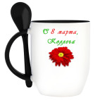 Кружка с ложкой