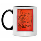 Кружка двухцветная