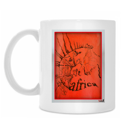 Кружка с принтом AFRO