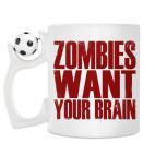 Кружка с футбольным мячиком