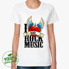 Женская футболка органик