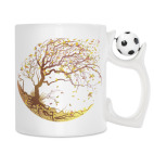 Кружка с футбольным мячиком