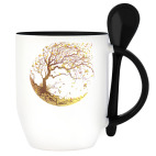 Кружка с ложкой