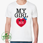 Мужская футболка органик