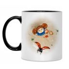 Кружка двухцветная