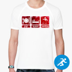 Мужская спортивная футболка