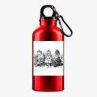 Металлическая бутылка 400 мл UV-DTF