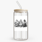 Банка с бамбуковой крышкой