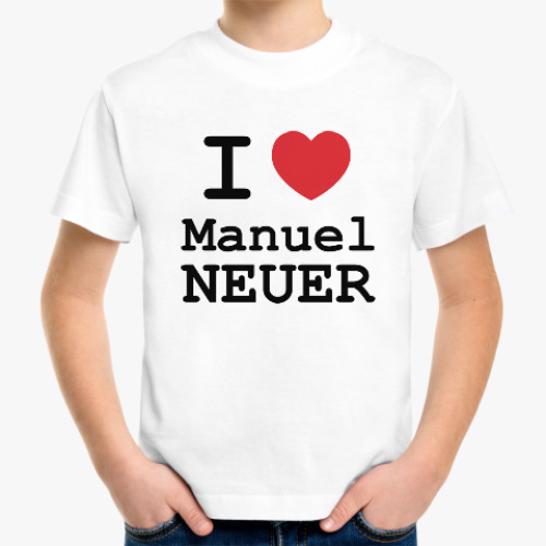 Детская футболка Мануэль Нойер