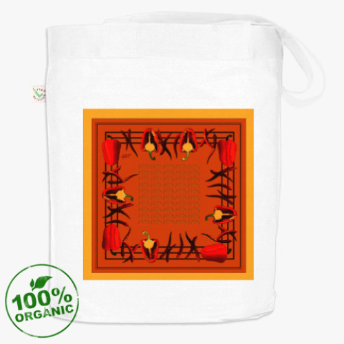 Сумка шоппер с принтом перечный сон