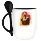 Кружка с ложкой