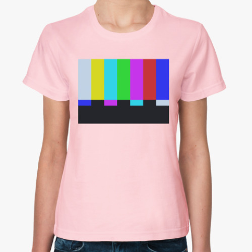 Женская футболка с принтом принт Шелдона 'TVbars'