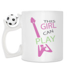 Кружка с футбольным мячиком