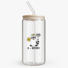 Банка с бамбуковой крышкой