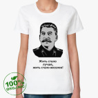 Женская футболка органик