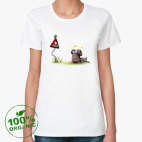 Женская футболка органик