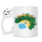 Кружка с футбольным мячиком