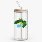 Банка с бамбуковой крышкой