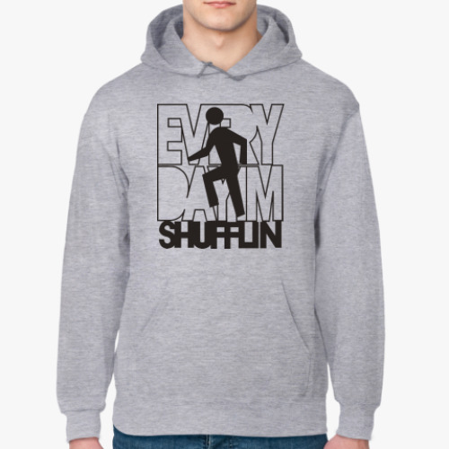 Толстовка худи с принтом Shufflin