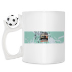 Кружка с футбольным мячиком