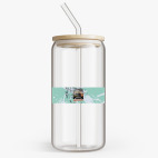 Банка с бамбуковой крышкой